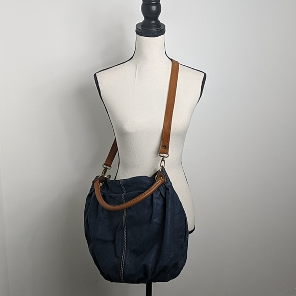 Coldwater Creek Handbags - Coldwater Creek Leather Hobo Bag